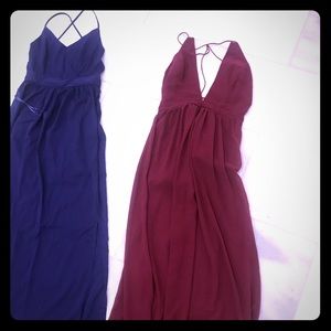 Burgundy wine colored dress/romper TOBI brand